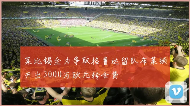 莱比锡全力争取格鲁达留队布莱顿开出3000万欧元转会费